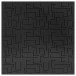 Sonitus Decosorber Natur Maze 8 Ebony (60x60x8cm), 6 Pack close up