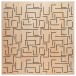 Sonitus Decosorber Natur Maze 8 Natural Poplar (60x60x8cm), 6 Pack