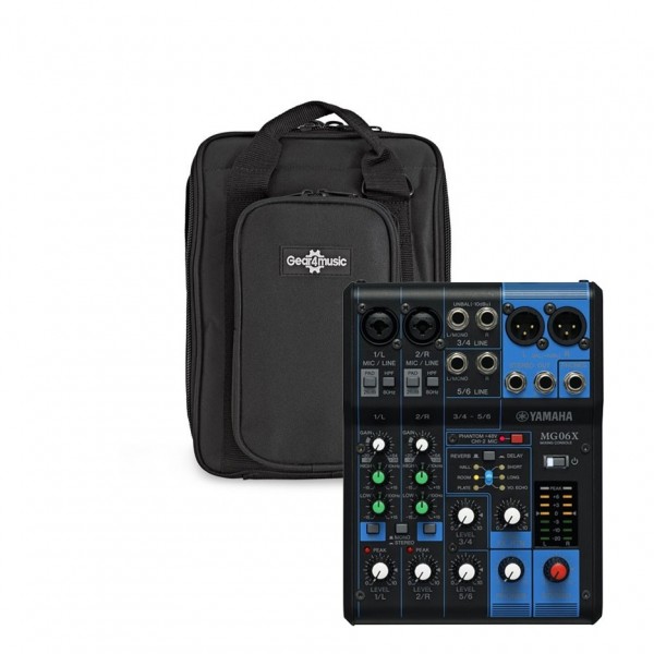 Yamaha MG06X Analog Mixer with Gear4music Bag