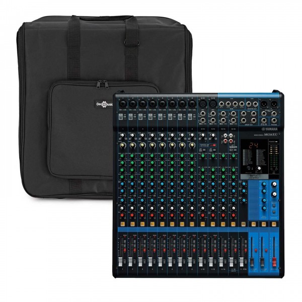 Yamaha MG16XU Analog USB Mixer with Gear4music Bag