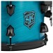 SJC Drums Pathfinder Rack Tom 7x10 Miami Teal Satin, Black HW