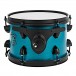 SJC Drums Pathfinder Rack Tom 7x10 Miami Teal Satin, Black HW