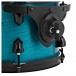 SJC Drums Pathfinder Rack Tom 7x10 Miami Teal Satin, Black HW