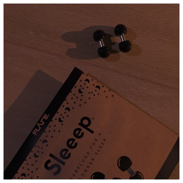 Flare Audio Sleeep Dual Earplugs, Aluminium - Lifestyle Preview