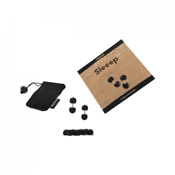 Flare Audio Sleeep Pro Dual Earplugs, Titanium - Full Contents