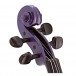 Stentor Harlequin Electric Violin Bundle, Purple - Violin Headstock