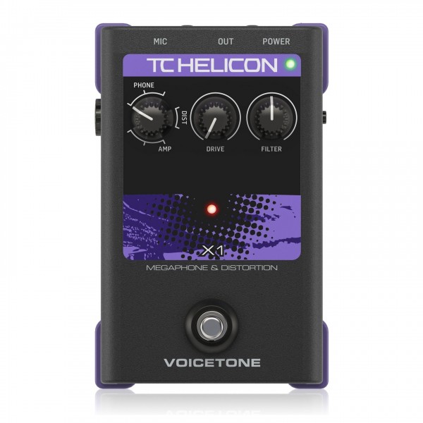 TC Helicon VoiceTone X1 Megaphone and Distortion Vocal Processor