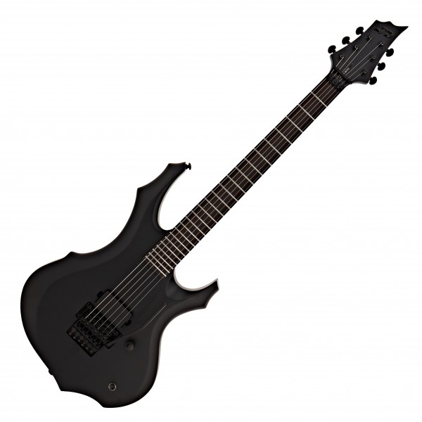 ESP LTD F Black Metal, Black Satin