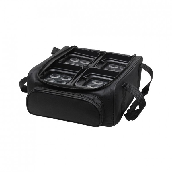 Equinox Colour Raider Uplighter Pack, Carry Bag, Open