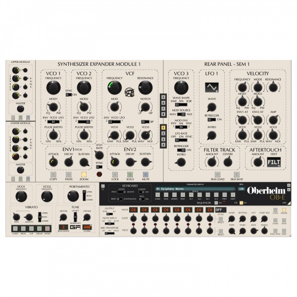 OB-E Software Synthesizer - Sequencer