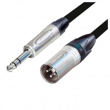 Custom Lynx Professional Neutrik Male XLR to Stereo Jack Cable, 1m