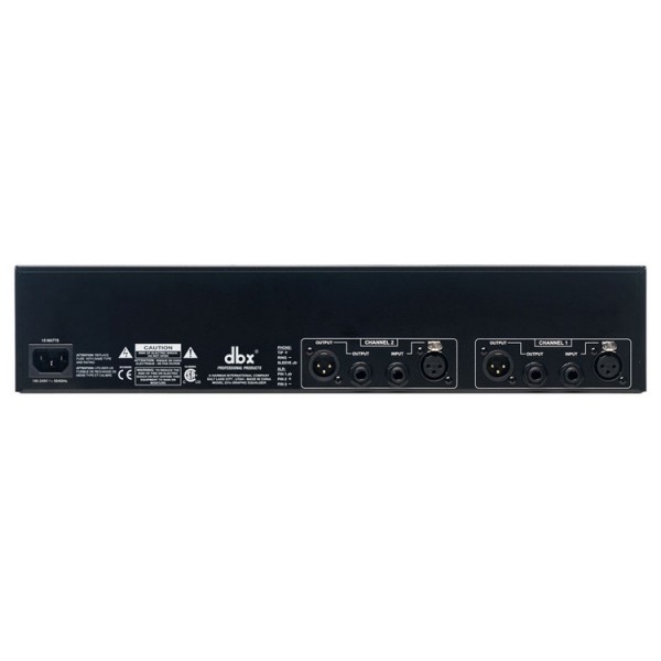 dbx 231s Dual 31-Band Constant Q Graphic EQ Rear