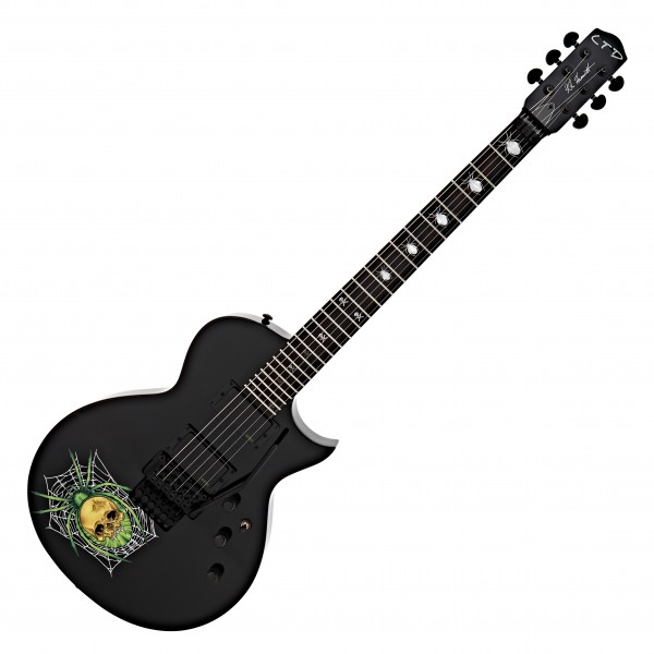 ESP LTD KH-3 Spider Kirk Hammett, Black w/ Spider Graphic