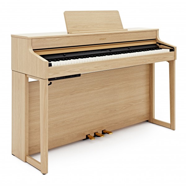 Roland HP702 Digital Piano, Light Oak