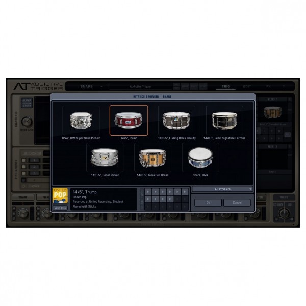 Addictive Trigger: Drum Vault TrigPak, Digital Delivery