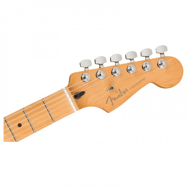 Fender Player Plus Stratocaster HSS MN, Cosmic Jade Headstock