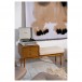 Crosley Landon Turntable Stand and Bench, Acorn Lifestyle