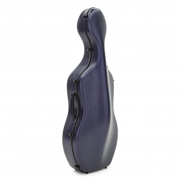 Young Polycarbonate Cello Case, Brushed Blue