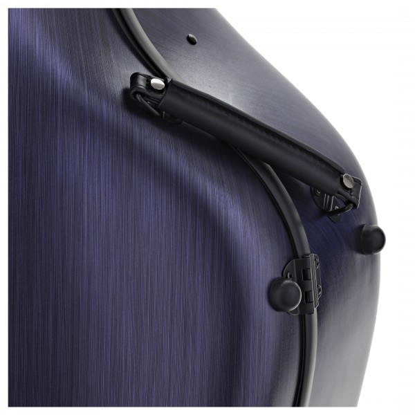 Young Polycarbonate Cello Case, Brushed Blue