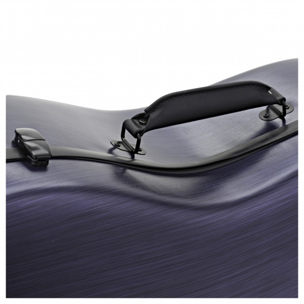 Young Polycarbonate Cello Case, Brushed Blue