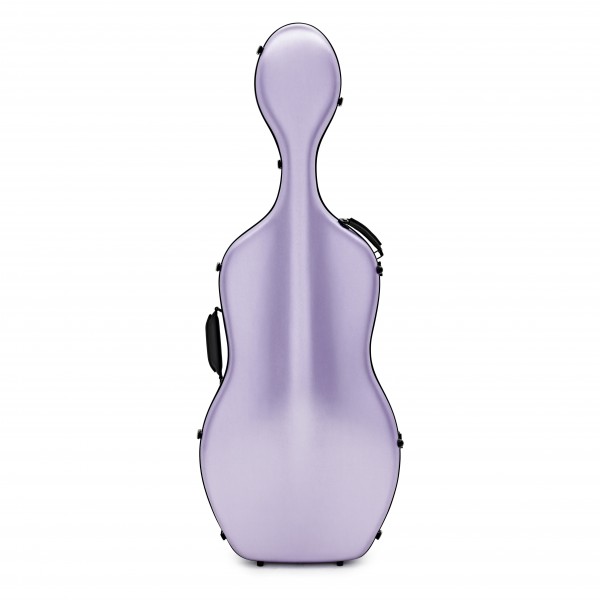 Young Polycarbonate Cello Case, Brushed Lilac