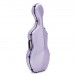 Young Polycarbonate Cello Case, Brushed Lilac