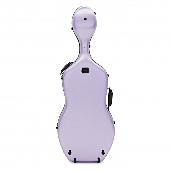 Young Polycarbonate Cello Case, Brushed Lilac