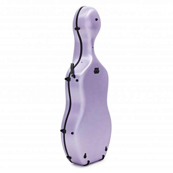 Young Polycarbonate Cello Case, Brushed Lilac