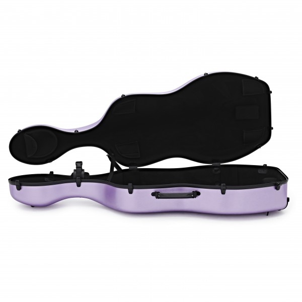 Young Polycarbonate Cello Case, Brushed Lilac