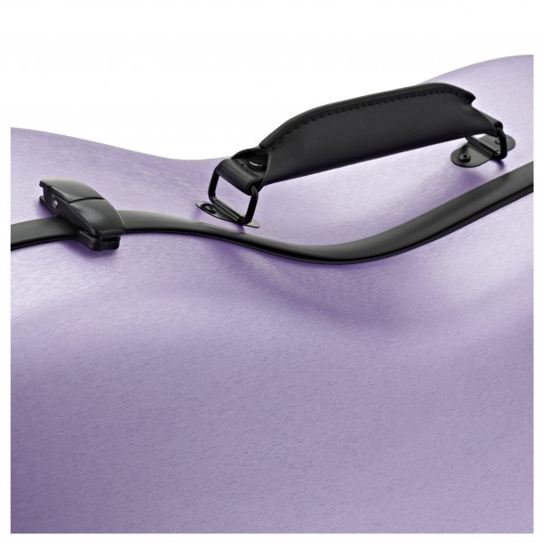 Young Polycarbonate Cello Case, Brushed Lilac
