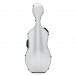 Young Cello-Etui aus Polycarbonat, gebürstet Silver