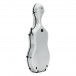Young Polycarbonate Cello Case, Brushed Silver