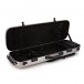 Young Polycarbonate Oblong Violin Case, Brushed Silver