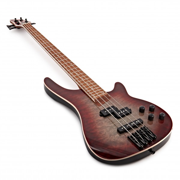 Chicago Select Bass Guitar + Amp Pack, Reverse Red Burst