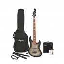LA II Select E-Bass im Paket mit Verst&auml;rker, Black Burst