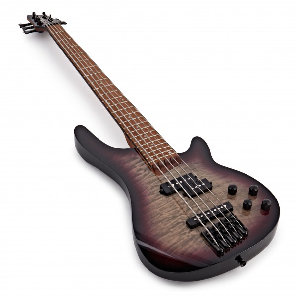 Chicago Select 5-String Bass Guitar + Amp Pack, Purple Burst