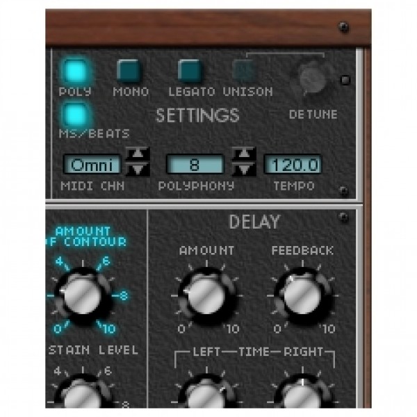 Minimonsta settings section