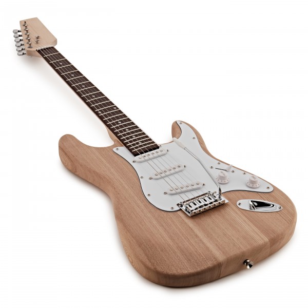 Guitarworks Duo-Cutaway DIY Electric Guitar Kit, Ash Body