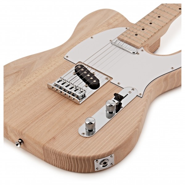 Guitarworks Solo-Cutaway DIY Electric Guitar Kit, Ash Body