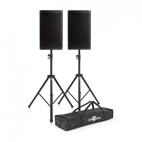 RCF ART 910-A Active PA Speaker, Pair with Stands