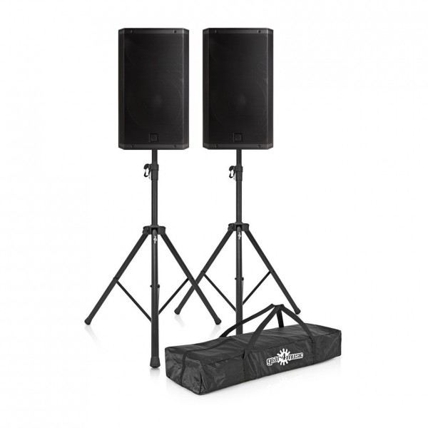 RCF ART 915-A Active PA Speaker, Pair with Stands