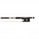 Orchestra Carbon Fibre Black Weave Violin Bow, Silver Mounting, 4/4