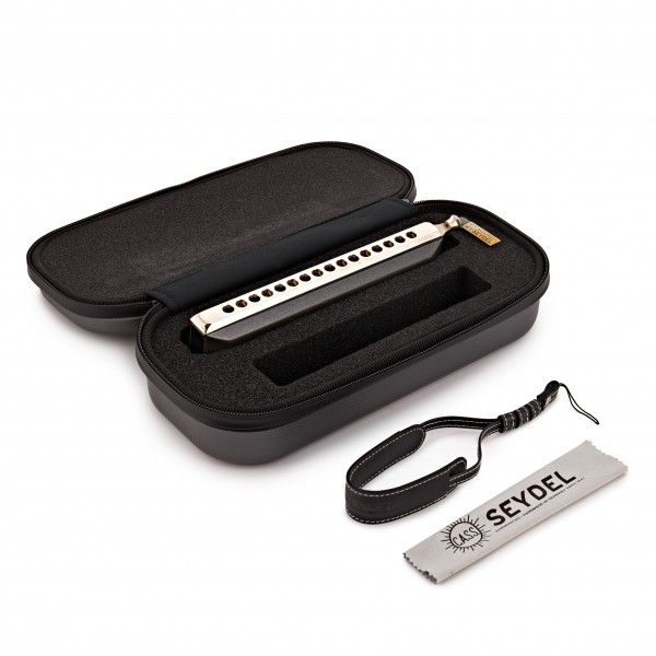Seydel Symphony 64 Grand Chromatic Harmonica, Aluminium