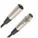 XLR (F) - XLR (M) Microphone Cable, 3m - Connectors