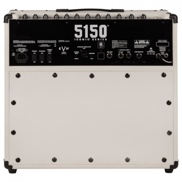 EVH 5150 Iconic 40w 112 Combo, Ivory back