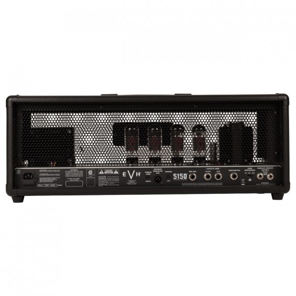 EVH 5150 Iconic 80w Head, Black back