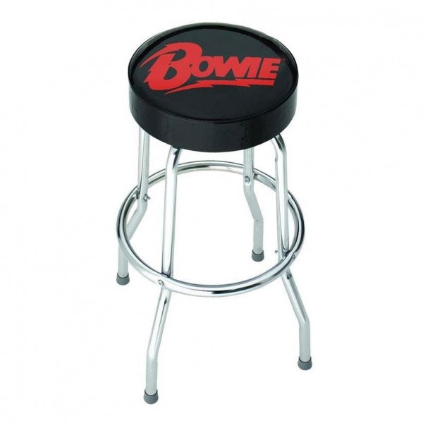 Rocksax David Bowie Logo Bar Stool