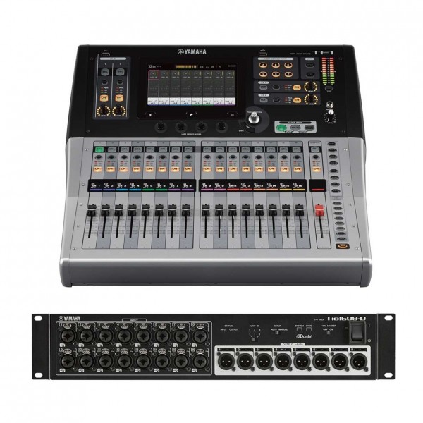 Yamaha TouchFlow TF1 16 Channel Digital Mixer & TIO 1608-D I/O Rack