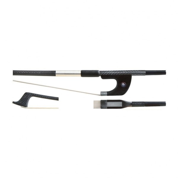 GEWA Carbon Double Bass Bow, German Style, 3/4
