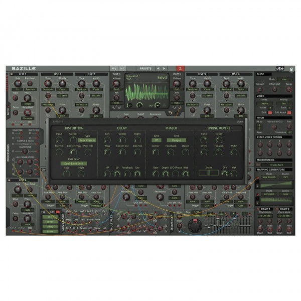 Bazille Synthesizer - Effects